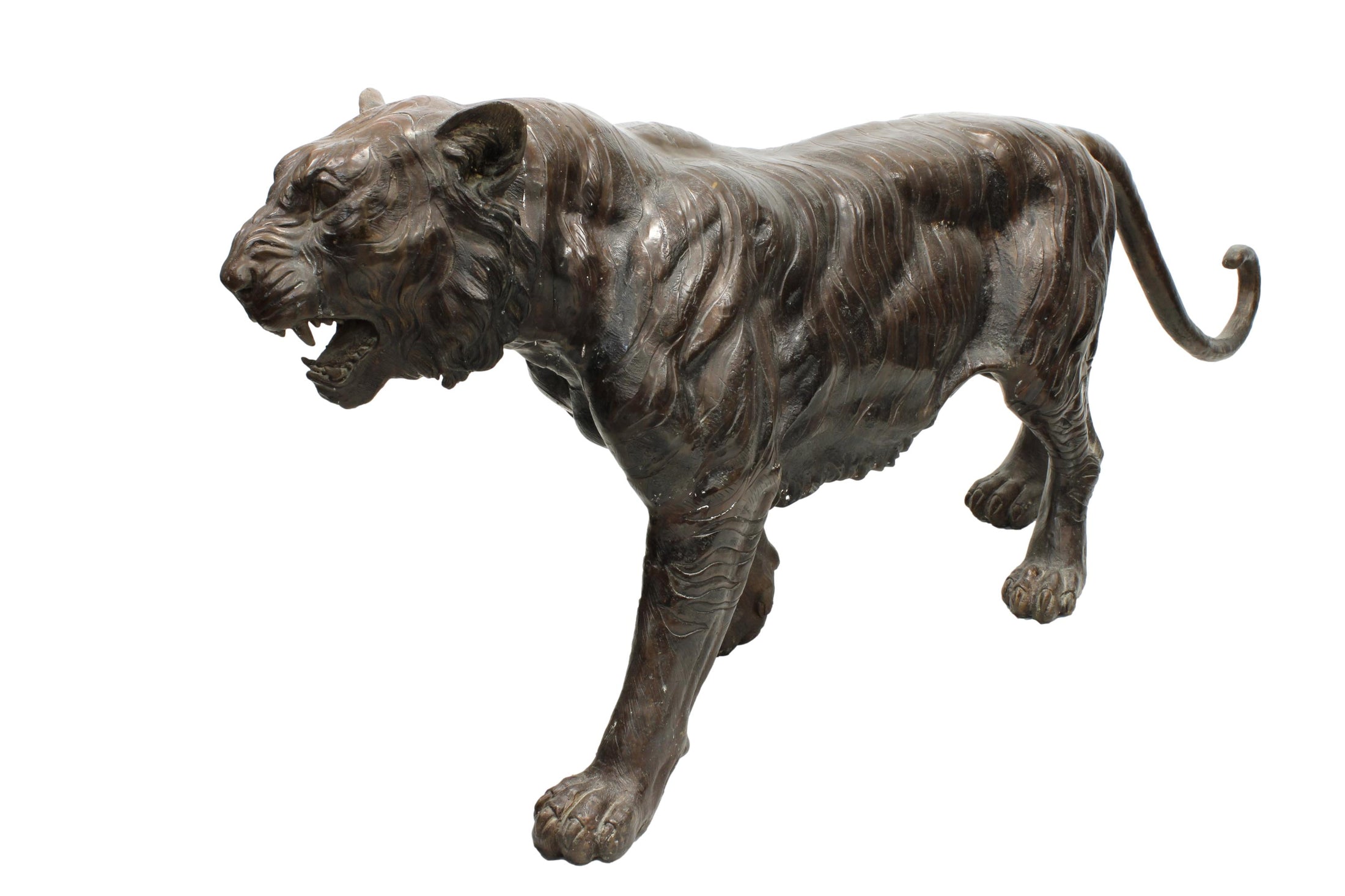 Large-Scale Meiji Period Bronze Tiger